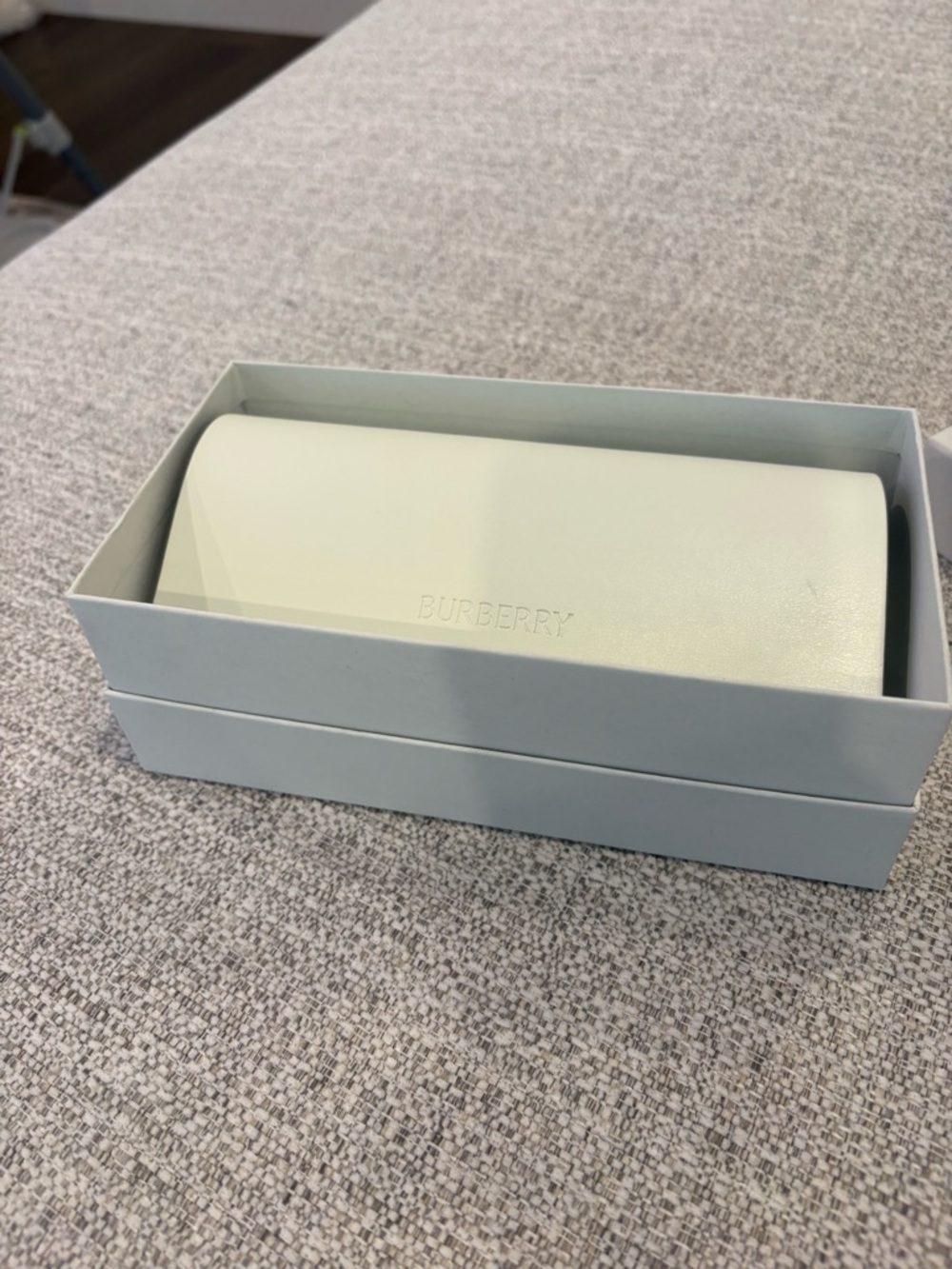 Burberry Silver Frame Black Lens Men's Sunglasses - Picture 6 of 7